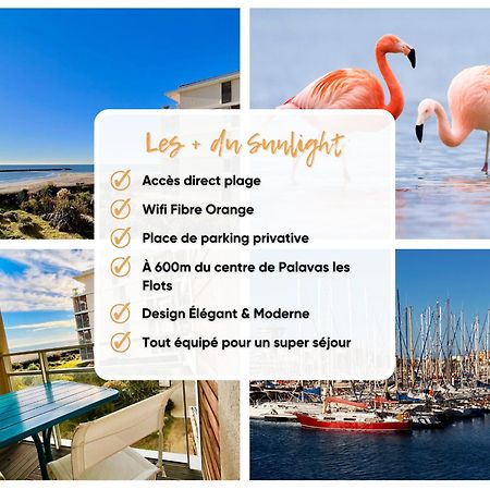 Le Sunlight - T2 Bord De Mer, Parking Palavas-les-Flots Exterior foto